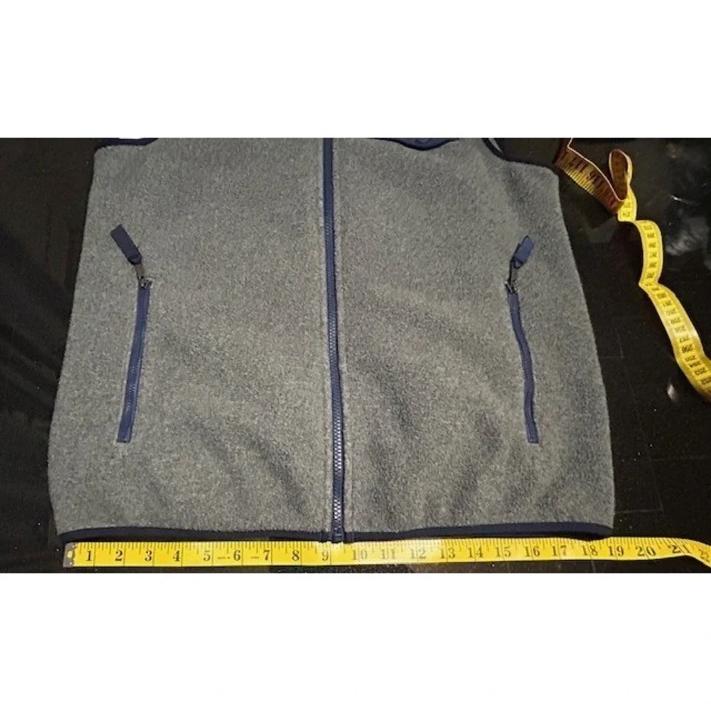 Patagonia Snap T Vest Women Synchilla Grey Fleece Full Zip Forge Athletic Boho S - Picture 9 of 12